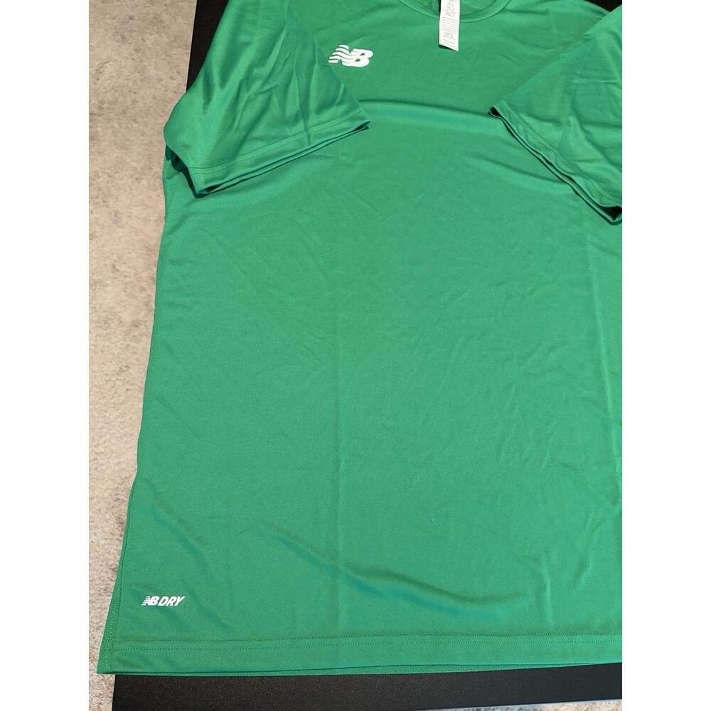New Balance Mens XL Green NB Dry Brighton Jersey Athletic Performance Shirt NWT - Picture 2 of 7